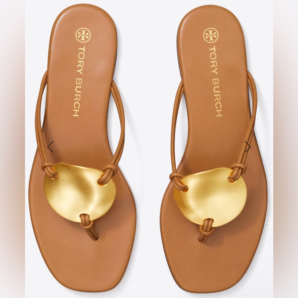 Tory Burch Patos sandal, caramel corn